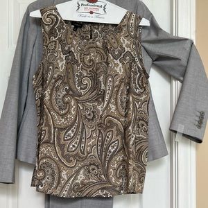 Talbots 100%silk blouse
